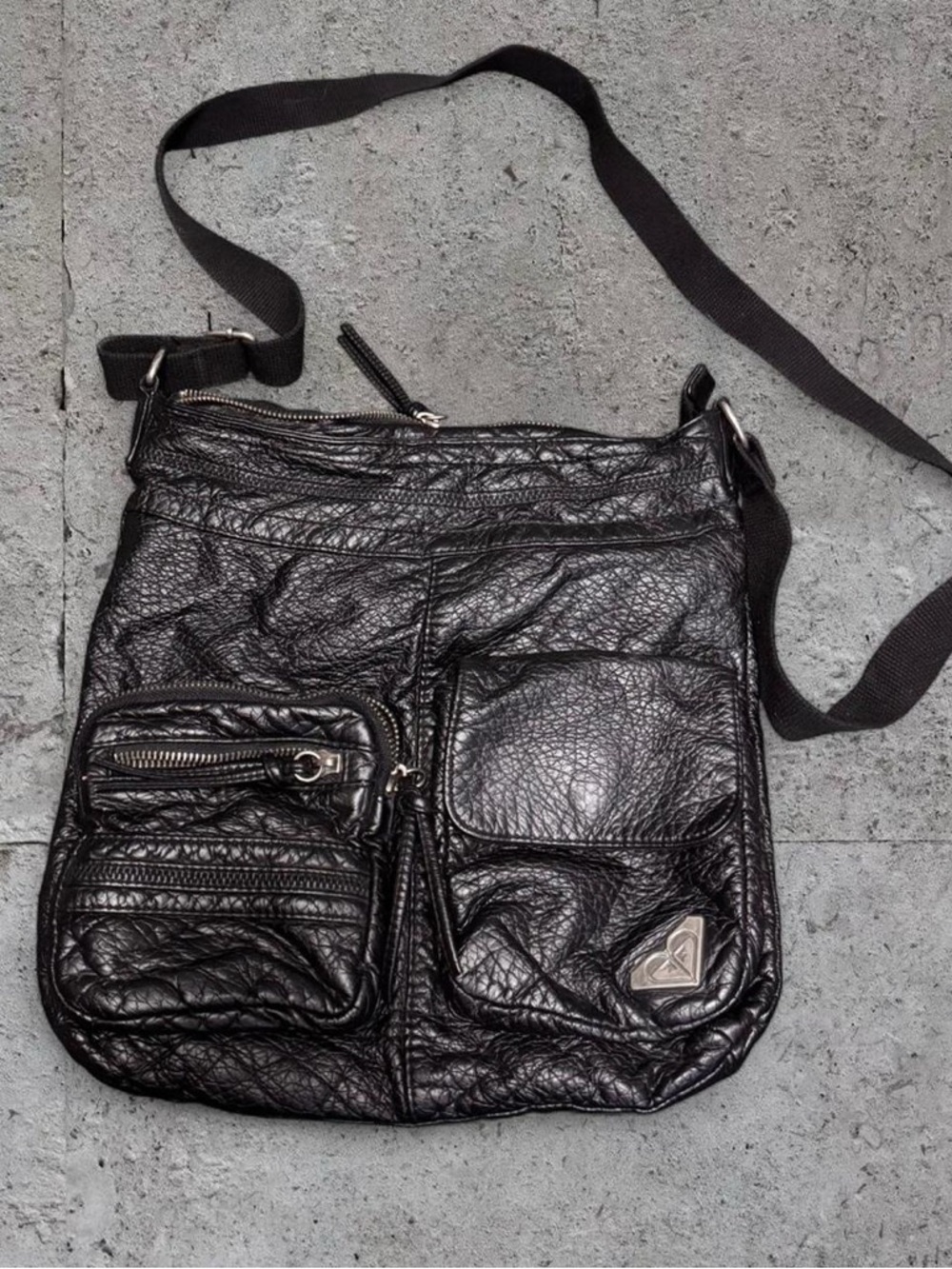 ROXY Vintage Y2K Leather Crossbody Purse